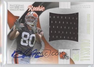 2009 Playoff National Treasures - Rookie Colossal Materials - Signatures #17 - Brian Robiskie /11