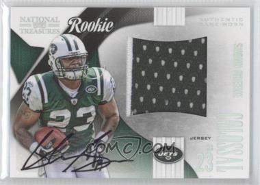 2009 Playoff National Treasures - Rookie Colossal Materials - Signatures #25 - Shonn Greene /50