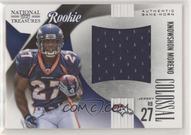 2009 Playoff National Treasures - Rookie Colossal Materials - Signatures #4 - Knowshon Moreno /50