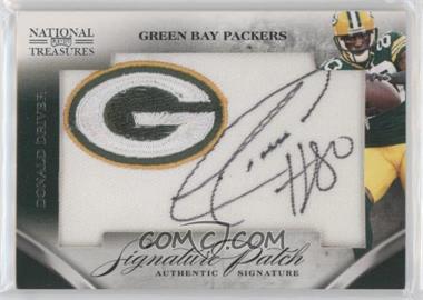 2009 Playoff National Treasures - Signature Patches - NFL Team Logos #10 - Donald Driver /26