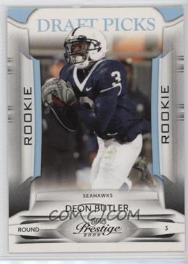 2009 Playoff Prestige - [Base] - Draft Picks Light Blue #132 - Deon Butler /999