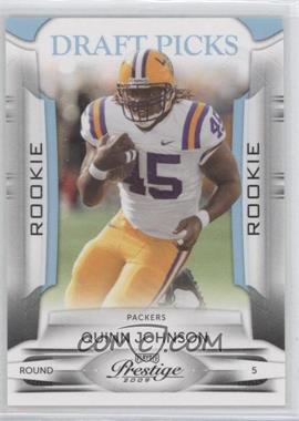 2009 Playoff Prestige - [Base] - Draft Picks Light Blue #190 - Quinn Johnson /999