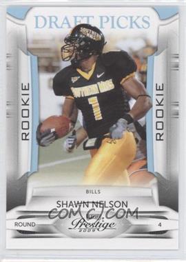 2009 Playoff Prestige - [Base] - Draft Picks Light Blue #197 - Shawn Nelson /999