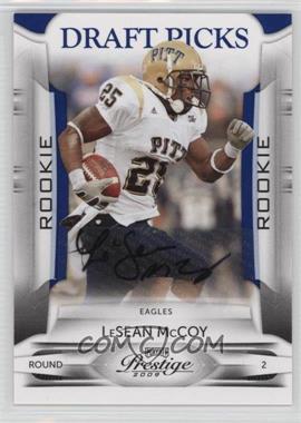 2009 Playoff Prestige - [Base] - Draft Picks Rights Signatures #166 - LeSean McCoy /99