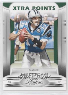 2009 Playoff Prestige - [Base] - Xtra Points Green #15 - Jake Delhomme /25