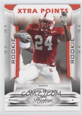 2009 Playoff Prestige - [Base] - Xtra Points Red #105 - Andre Brown /100