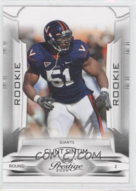 2009 Playoff Prestige - [Base] #124.1 - Clint Sintim (Blue Jersey)