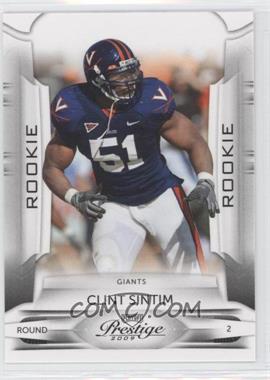 2009 Playoff Prestige - [Base] #124.1 - Clint Sintim (Blue Jersey)