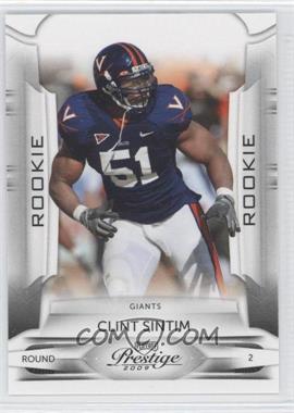 2009 Playoff Prestige - [Base] #124.1 - Clint Sintim (Blue Jersey)