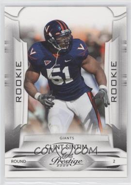 2009 Playoff Prestige - [Base] #124.1 - Clint Sintim (Blue Jersey)