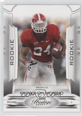 2009 Playoff Prestige - [Base] #164.1 - Knowshon Moreno (Red Jersey)