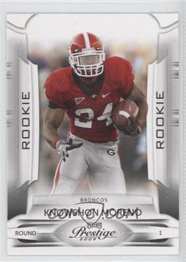 2009 Playoff Prestige - [Base] #164.1 - Knowshon Moreno (Red Jersey)