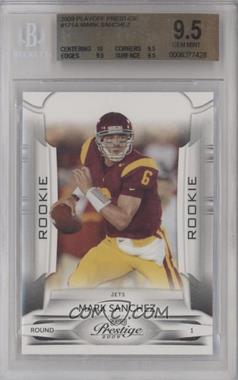 2009 Playoff Prestige - [Base] #171.1 - Mark Sanchez (Red Jersey) [BGS 9.5 GEM MINT]