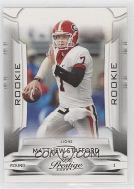 2009 Playoff Prestige - [Base] #172.1 - Matthew Stafford (College)