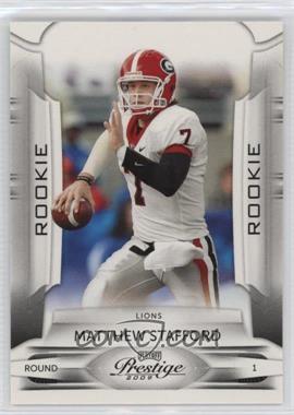 2009 Playoff Prestige - [Base] #172.1 - Matthew Stafford (College)