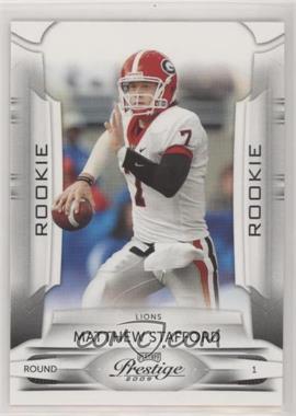 2009 Playoff Prestige - [Base] #172.1 - Matthew Stafford (College)