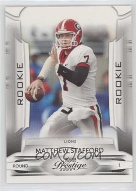 2009 Playoff Prestige - [Base] #172.1 - Matthew Stafford (College)