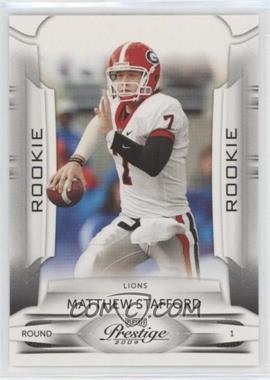 2009 Playoff Prestige - [Base] #172.1 - Matthew Stafford (College)