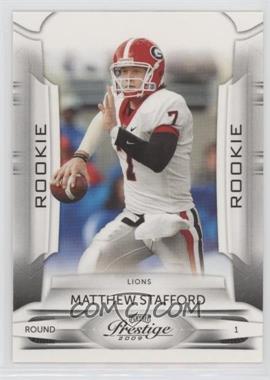 2009 Playoff Prestige - [Base] #172.1 - Matthew Stafford (College)