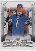 Matthew Stafford (Holding Lions Jersey) [EX to NM]