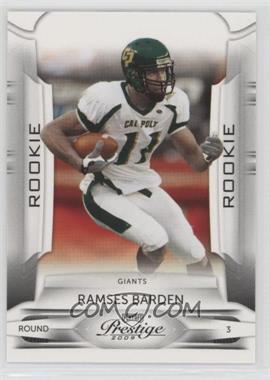 2009 Playoff Prestige - [Base] #191.1 - Ramses Barden (Holding Football)