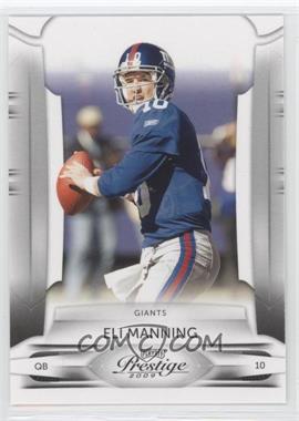 2009 Playoff Prestige - [Base] #63 - Eli Manning