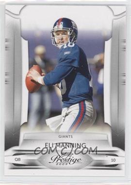 2009 Playoff Prestige - [Base] #63 - Eli Manning