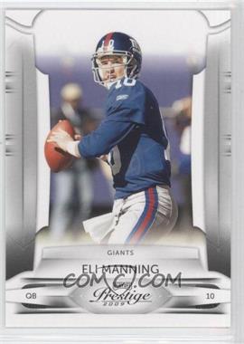 2009 Playoff Prestige - [Base] #63 - Eli Manning