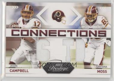 2009 Playoff Prestige - Connections - Materials #13 - Jason Campbell, Santana Moss /250