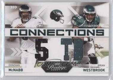 2009 Playoff Prestige - Connections - Materials #14 - Donovan McNabb, Brian Westbrook /250