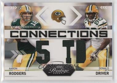 2009 Playoff Prestige - Connections - Materials #17 - Aaron Rodgers, Donald Driver /59