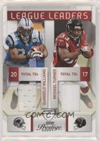 DeAngelo Williams, Michael Turner, Brandon Jacobs, Thomas Jones #/150