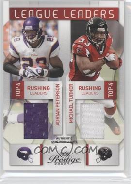 2009 Playoff Prestige - League Leaders - Materials #23 - Adrian Peterson, Michael Turner, DeAngelo Williams, Clinton Portis /150