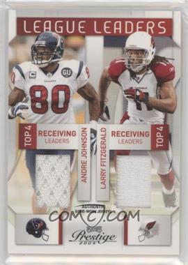2009 Playoff Prestige - League Leaders - Materials #24 - Andre Johnson, Larry Fitzgerald, Steve Smith, Roddy White /150