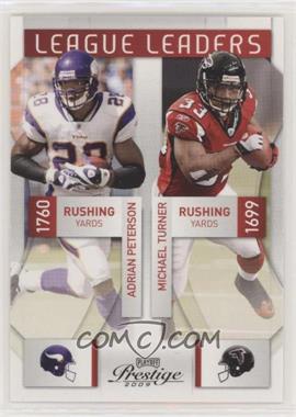 2009 Playoff Prestige - League Leaders #4 - Adrian Peterson, Michael Turner