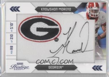 2009 Playoff Prestige - NFL Draft Class - College Logo Patch Signatures #14 - Knowshon Moreno /50