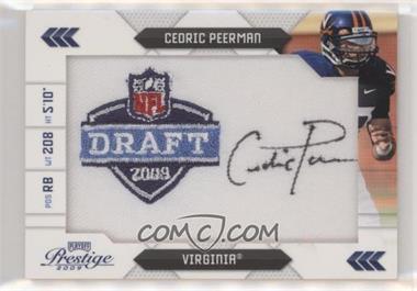 2009 Playoff Prestige - NFL Draft Class - Draft Logo Patch Signatures #28 - Cedric Peerman /100