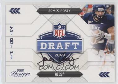 2009 Playoff Prestige - NFL Draft Class - Signatures #10 - James Casey /100