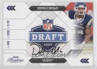 2009 Playoff Prestige - NFL Draft Class - Signatures #7 - Donald Brown /50