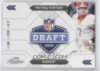 2009 Playoff Prestige - NFL Draft Class #18 - Matthew Stafford