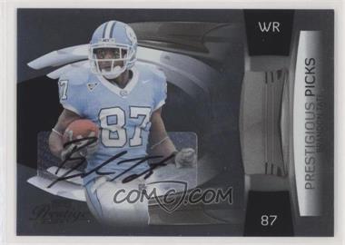 2009 Playoff Prestige - Prestigious Picks - Black Signatures #5 - Brandon Tate /100