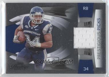 2009 Playoff Prestige - Prestigious Picks - Blue Materials #18 - Donald Brown /250