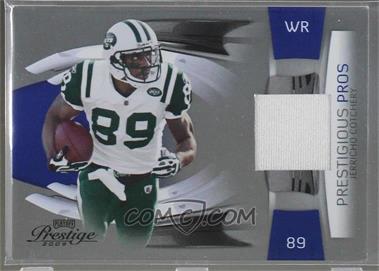 2009 Playoff Prestige - Prestigious Pros - Blue Materials #23 - Jerricho Cotchery /250 [Noted]