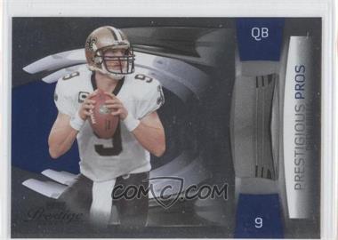 2009 Playoff Prestige - Prestigious Pros - Blue #16 - Drew Brees /1000