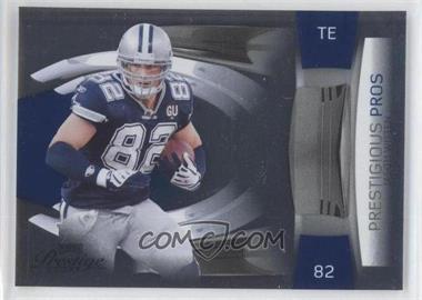 2009 Playoff Prestige - Prestigious Pros - Blue #21 - Jason Witten /1000