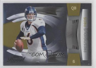 2009 Playoff Prestige - Prestigious Pros - Gold #22 - Jay Cutler /100