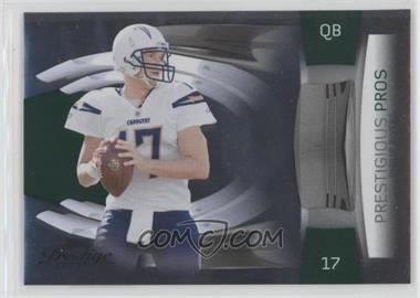 2009 Playoff Prestige - Prestigious Pros - Green #36 - Philip Rivers /500