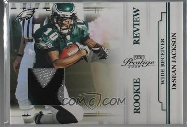 2009 Playoff Prestige - Rookie Review - Materials Prime #12 - DeSean Jackson /50 [Noted]