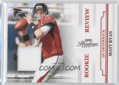 2009 Playoff Prestige - Rookie Review - Materials Prime #43 - Matt Ryan /50