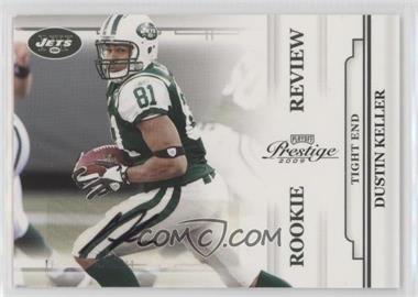 2009 Playoff Prestige - Rookie Review - Signatures #16 - Dustin Keller /100